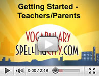 GettingStarted with VocabularySpellingCity