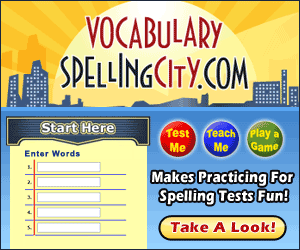 Have fun practicing your spelling words