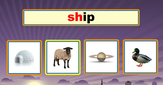 vocabulary game screenshot