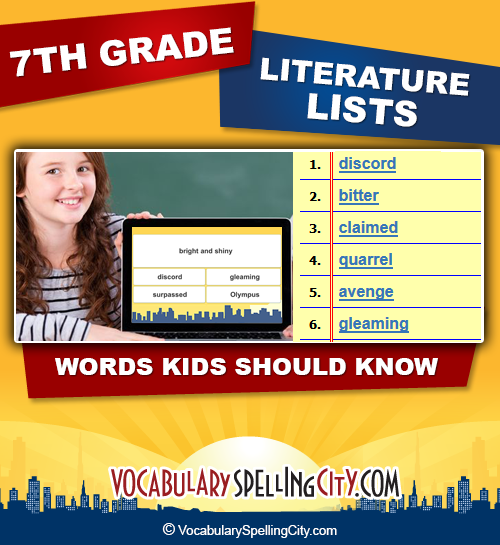 7th Grade Reading Lists