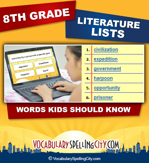 8th Grade Reading Lists