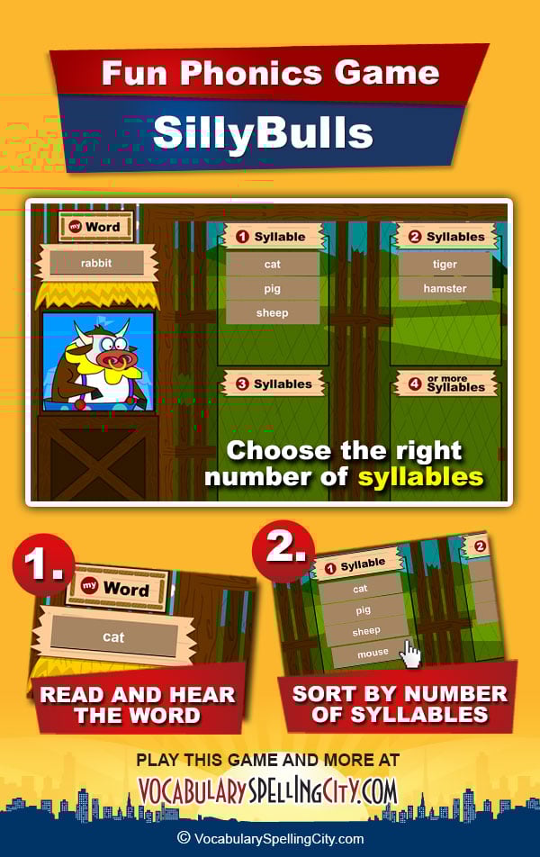 Syllable Word Lists Syllable Word Lists