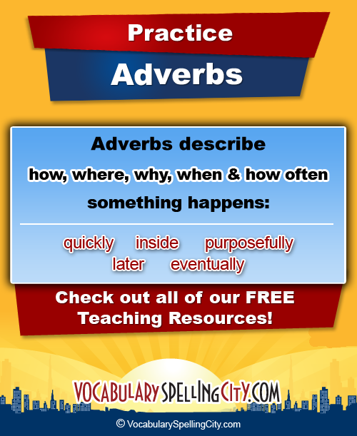 Adverbs Examples
