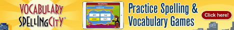 VocabularySpellingCity Banner