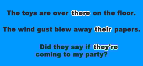 Homophone Practice List Homophone Practice List