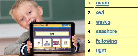 First Grade Reading Vocabulary