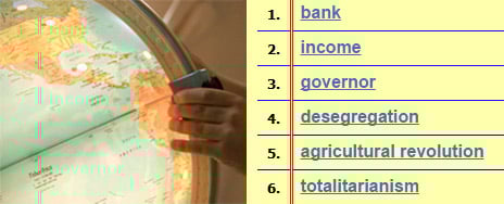Social Studies Vocabulary