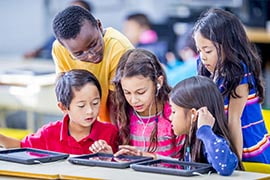 add adhd student getting peer help